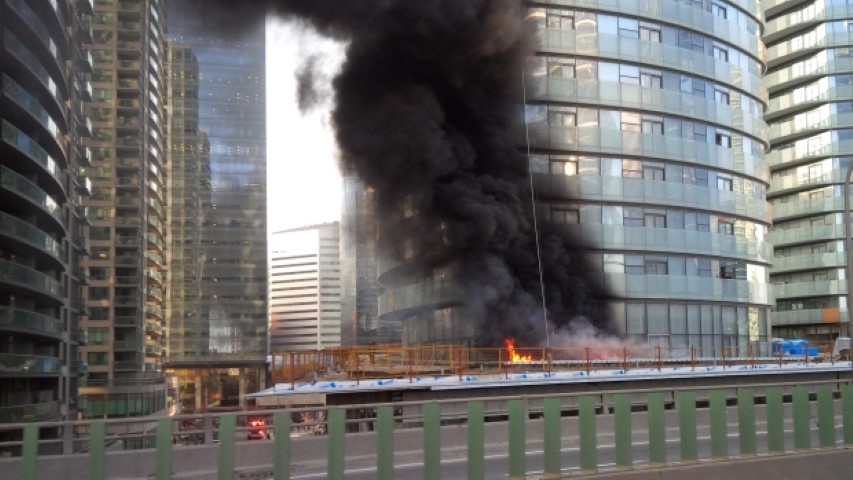 condominium fire