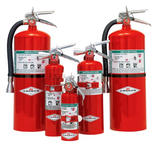 approved fire extinguishers